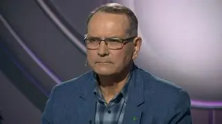 Eugeniusz Kłopotek w programie "Dwie strony" w TVN24+