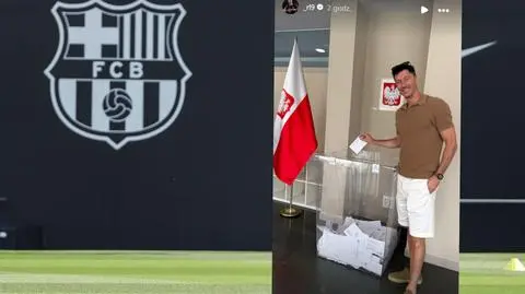 Lewandowski po głosowaniu. Pochwalił się w mediach społecznościowych