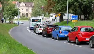 Polskie drogi, korek w Krakowie