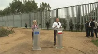 Konferencja premiera i szefowej KE na granicy polsko-białoruskiej