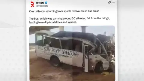 Katastrofa autobusu ze sportowcami. Podano możliwe przyczyny wypadku