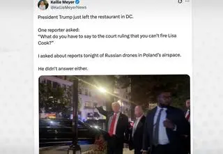 Pytanie o naruszenie polskiej przestrzeni. Trump nie odpowiada