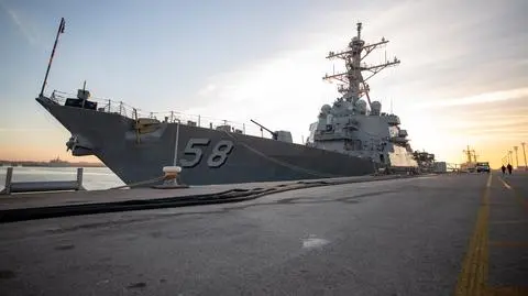 Amerykanie wykryli wycelowaną w nich rakietę. Szybko odpowiedzieli