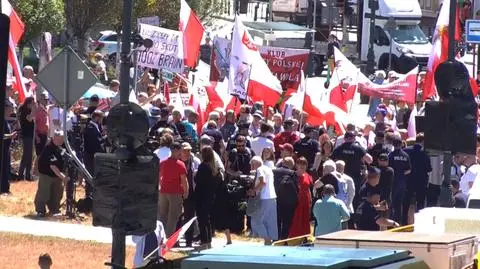 Manifestacja przed Sądem Najwyższym