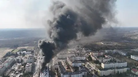 Pożar na Białołęce