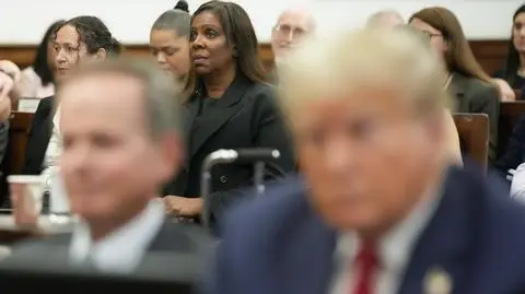 Letitia James i Donald Trump