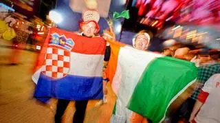 Chorwaci bawili się z Irlandczykami w strefie kibica