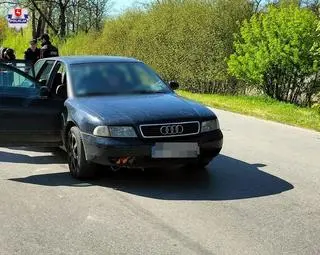 Wjechała na odcinek czasowo wyłączony z ruchu 