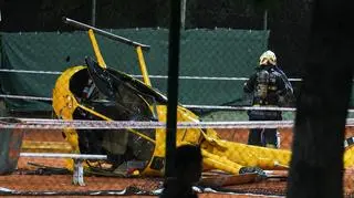 Śmigłowiec rozbił się na korcie tenisowym w Buenos Aires 