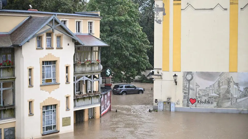 Zalane centrum Kłodzka