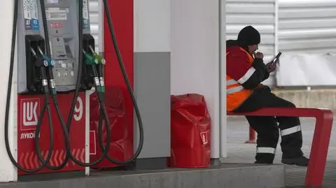 Stacja Łukoil w Moskwie