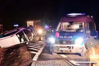 Poważny wypadek na DK 91 koło Kutna