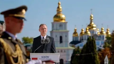 Dzień Niepodległości Ukrainy. Andrzej Duda bierze udział w uroczystościach w Kijowie