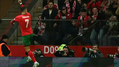 Ronaldo świętuje, stadion razem z nim. Wyjątkowy moment w Warszawie 