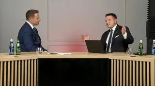"Każdą dyskusję można doprowadzić do absurdu". Trzaskowski u Mentzena