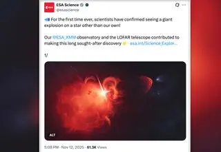 Ten wybuch mógłby zedrzeć atmosferę z planety