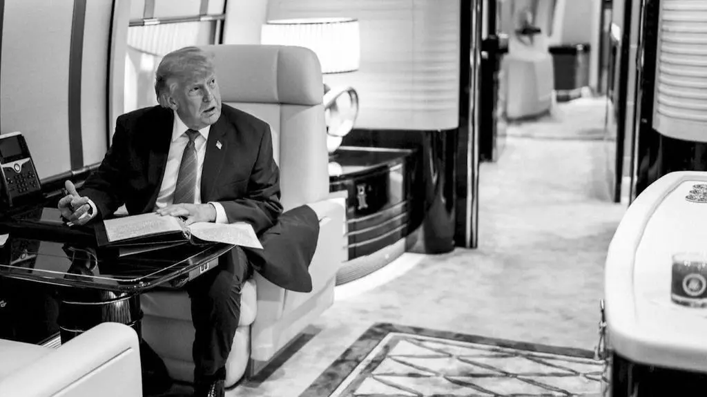 Donald Trump w nowym Air Force One