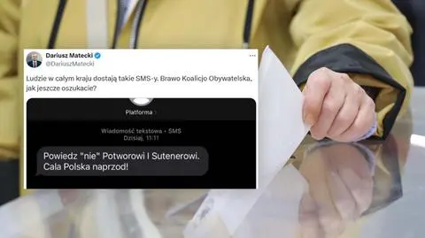 Uwaga na agitację z nieznanego numeru. PO zaprzecza, że to ich akcja