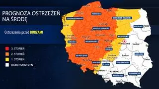 Prognoza zagrożeń na środę