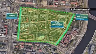 Śródmiejska strefa płatnego parkowania w Szczecinie