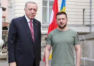 Wołodymyr Zełenski spotkał się z Recepem Tayyipem Erdoganem