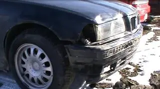 24-latek jechał osobowym BMW