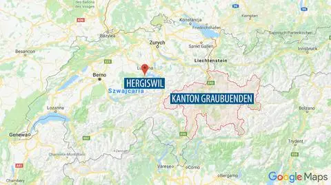 Pierwszy samolot spadł w miejscowości Hergiswil drugi w kantonie Graubuenden