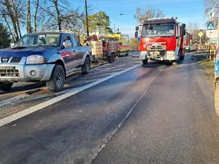 Potrącenie nastolatek w Łasku