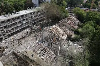 Iran przeprowadził atak odwetowy. Zniszczenia w Tel Awiwie