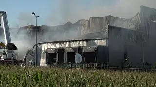 Pożar w miejscowości Kawle na Pomorzu
