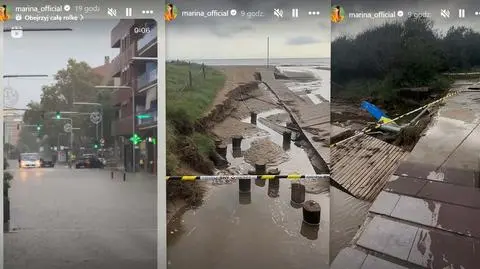 Żona Szczęsnego pokazała skutki ulewy