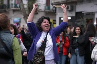 Demonstracja w Buenos Aires przeciwko przemocy wobec kobiety w Argentynie