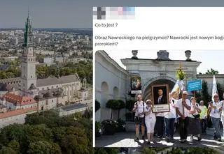 Obraz z Nawrockim na pielgrzymce? Niesłusznie uwierzyli