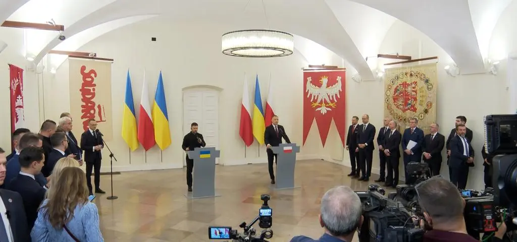 Prezydent Nawrocki: wizyta Zełenskiego to zła informacja dla Rosji