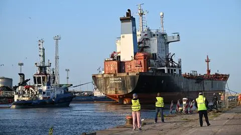 Zbiornikowiec Khatanga w Porcie Gdynia
