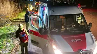 Mężczyzna był wychłodzony