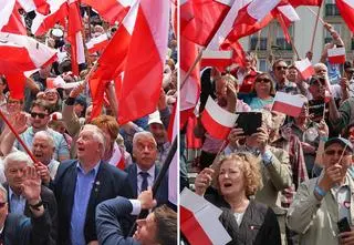 Morze biało-czerwonych flag w stolicy. Tak wyglądały prezydenckie marsze 