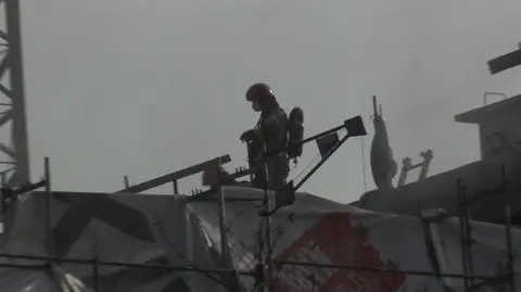 Ewakuacja operatora dźwigu