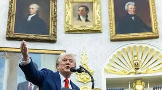 Trump o rozmowie z noblistką. "Nie powiedziałem, żeby mi oddała nagrodę, ale..."