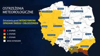 Ostrzeżenia IMGW przed intensywnymi opadami śniegu i oblodzeniem