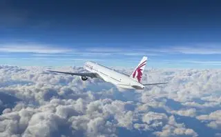 Samolot Qatar Airways, zdjęcie ilustracyjne