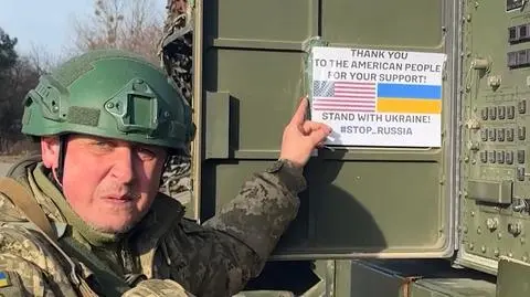 Ukraiński operator systemu Patriot dziękuje Amerykanom 