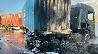 Wypadek na autostradzie A1