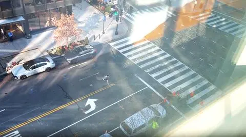 Nagranie z momentu ataku