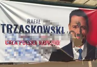 Niszczyli banery wyborcze, zostaną ukarani