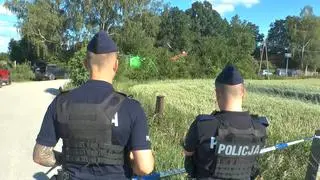 Policjanci zabezpieczyli teren posesji, na której doszło do zagryzienia