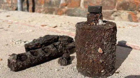 Pracownicy budowy parku znaleźli pistolet i sowiecki granat RG-42