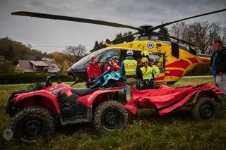 Akcja ratunkowa GOPR-owców pod Krosnem