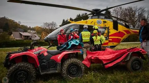 Akcja ratunkowa GOPR-owców pod Krosnem
