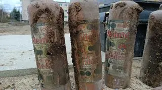 Thanks to the preserved labels, it was possible to find out what the bottles had once contained